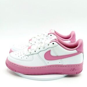 Nike Air Force 1 Low Kids Sz 4.5Y White Pink Magic Flamingo IB4411 100 Sneakers